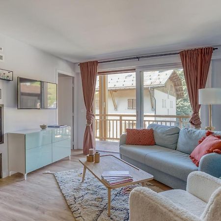 Rare ! Appartement Renove Dans Le Village Pieton De Megève Eksteriør bilde