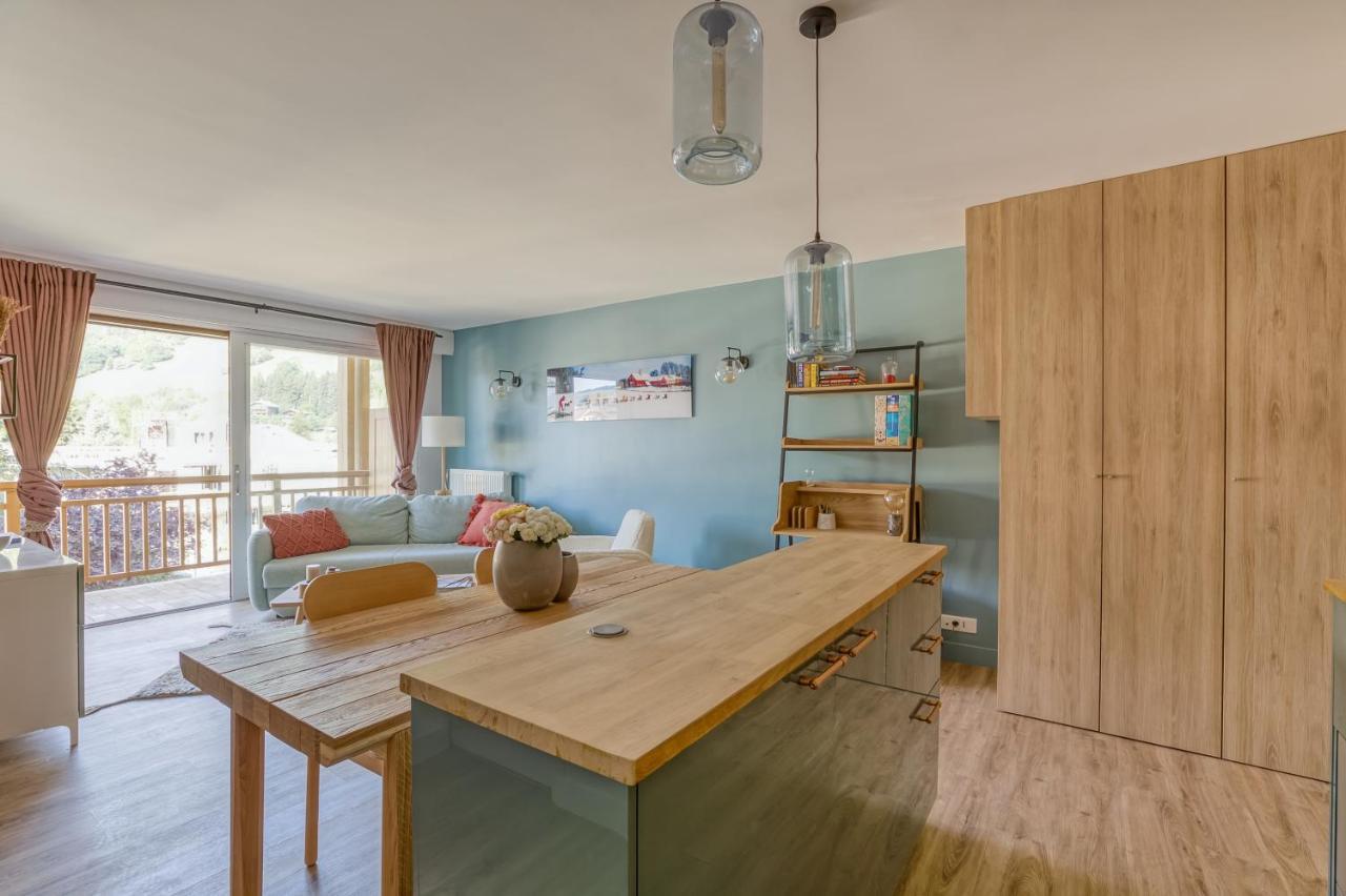 Rare ! Appartement Renove Dans Le Village Pieton De Megève Eksteriør bilde