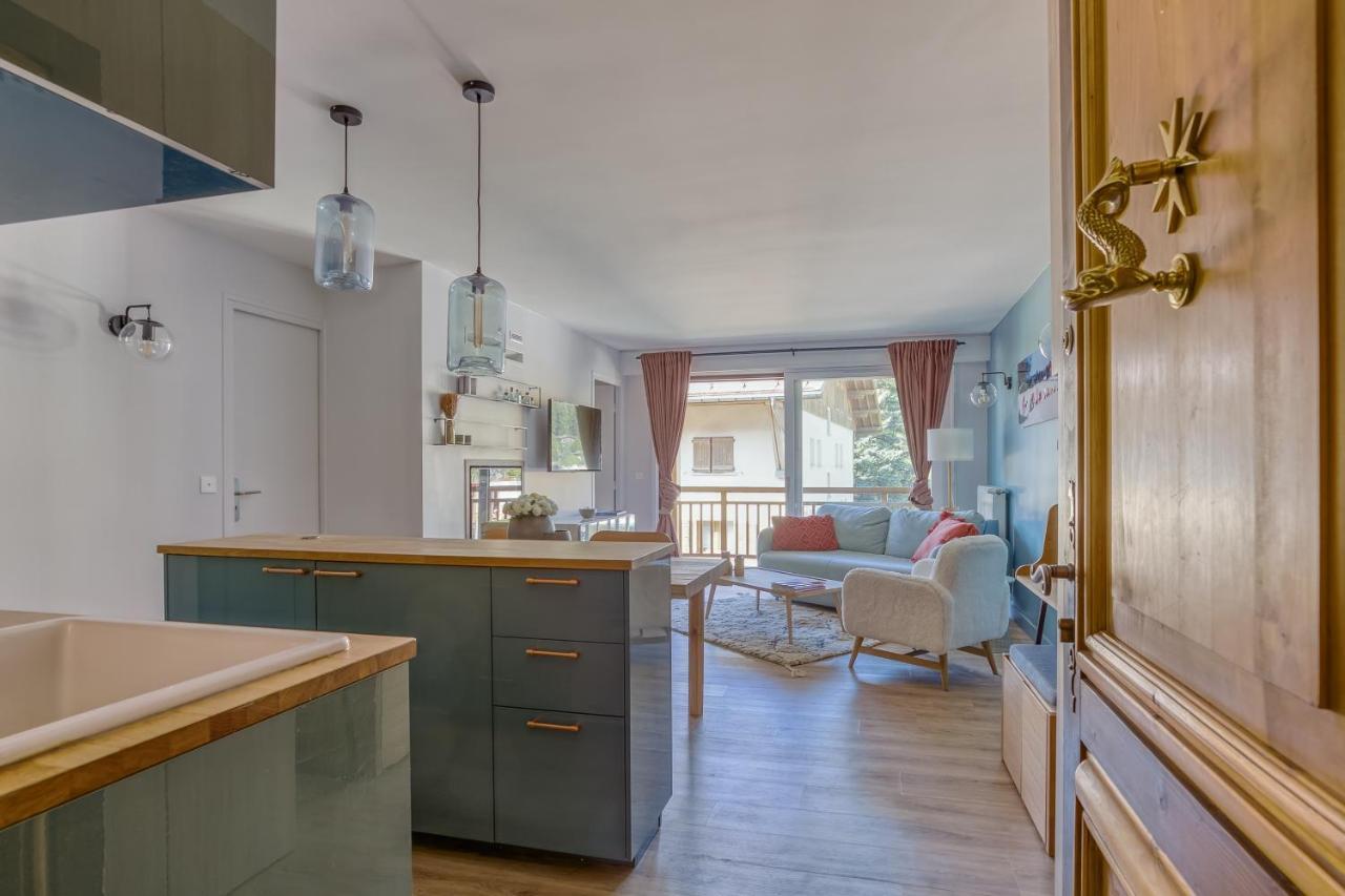 Rare ! Appartement Renove Dans Le Village Pieton De Megève Eksteriør bilde