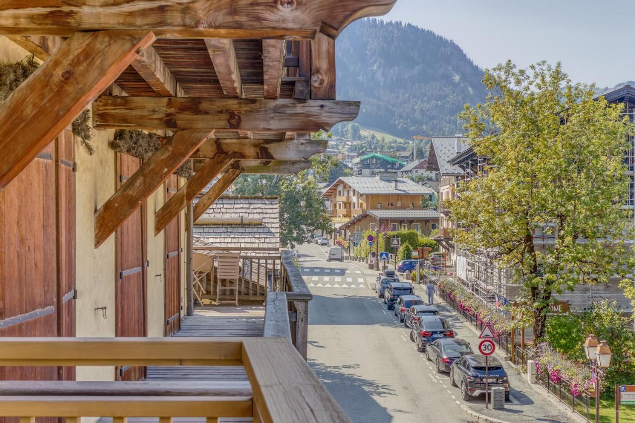 Rare ! Appartement Renove Dans Le Village Pieton De Megève Eksteriør bilde